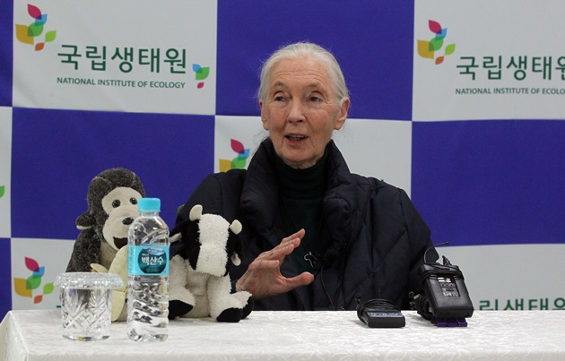 제인 구달 박사, 서천 국립생태원 방문