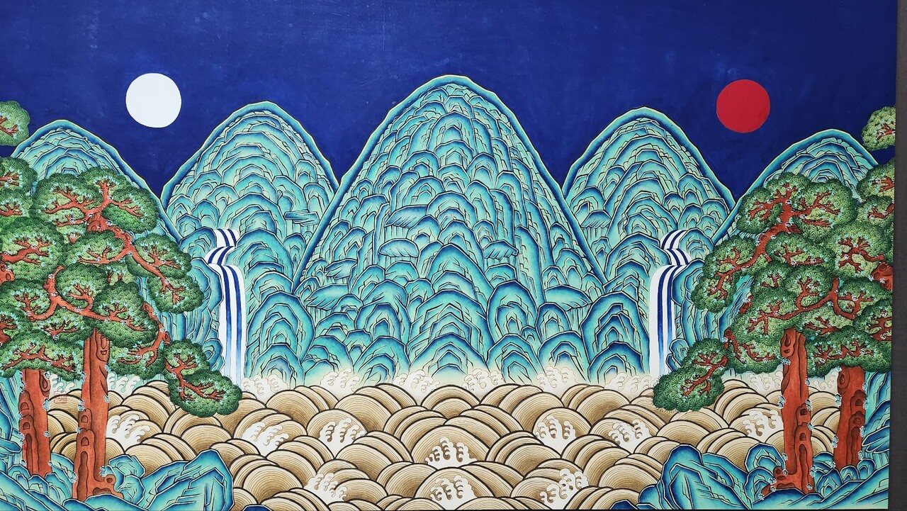 일월오봉도.