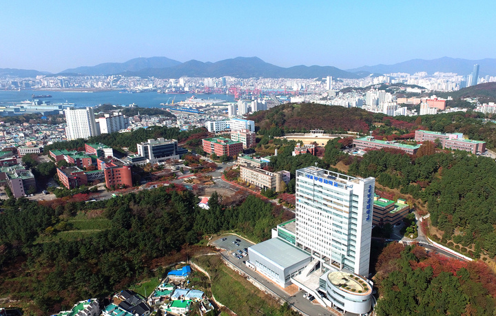 전국 첫 '스마트 양식 빅데이터센터'가 들어설 부경대 용당캠퍼스 전경.
