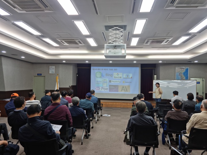부산지방보훈청 제대군인지원센터의 지역 제대군인 대상 창업워크숍 진행 모습.
