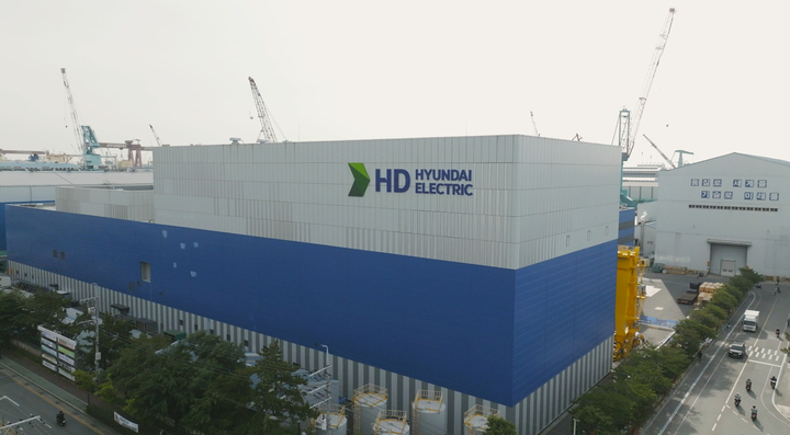 HD현대일렉트릭 변압기 스마트 공장 전경
