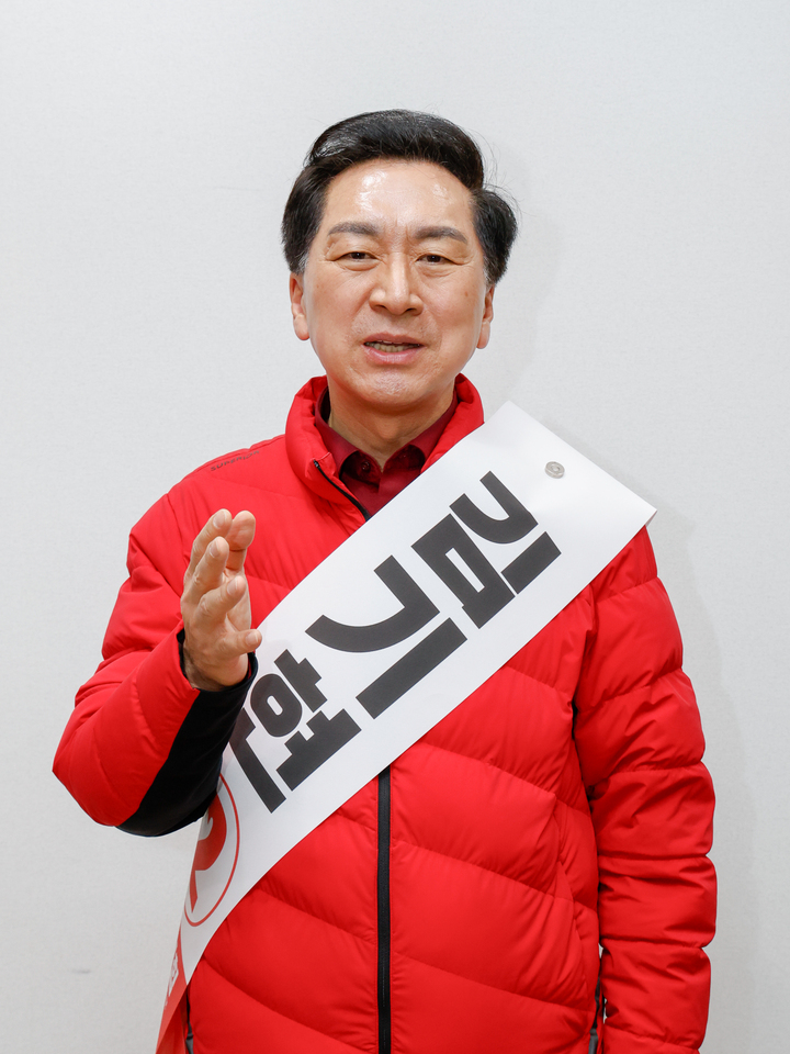 울산 남구을 국민의힘 김기현 당선인. 이수화 기자
