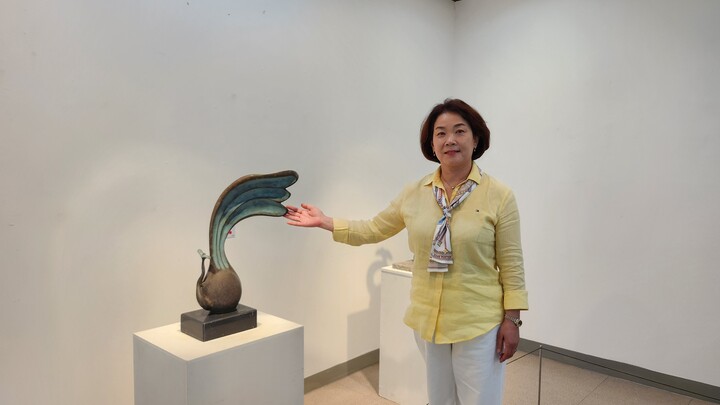 고 정기홍 조각가 부인 최윤주씨.