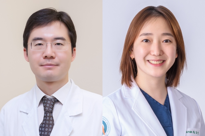 울산대병원 소화기내과 왕호영 교수(우) 서울아산병원 소화기내과 안지용 교수(좌)
