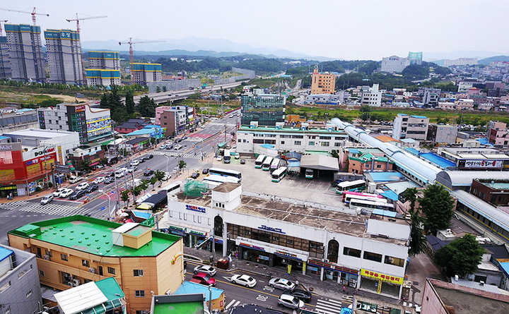 울주군 옛 언양 시외버스터미널 부지 전경. 울산매일 포토뱅크