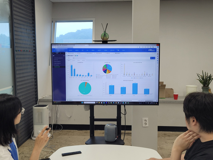 마크로버(주)가 울산의 한 화학공장을 대상으로 설비관리시스템 솔루션을 진행하고 있다.
