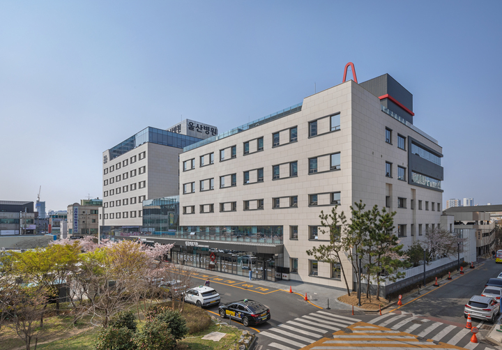 울산병원 전경.
