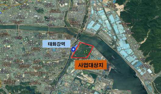 '울산 삼산·여천 배수구역 비점오염저감' 사업 대상지