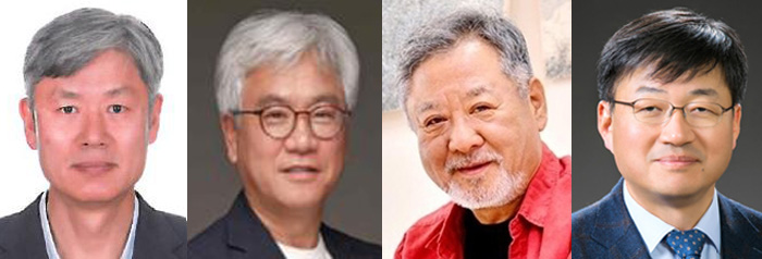 (왼쪽부터)이석구 연세대 교수, 임대식 KAIST 교수, 허달재 허달재 문화재단 이사장, 심상준 고려대 교수.
