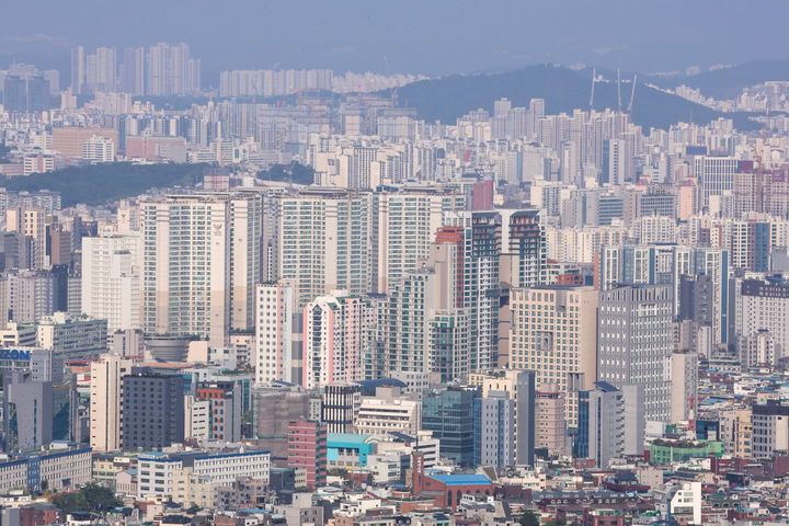 울산시 전경.