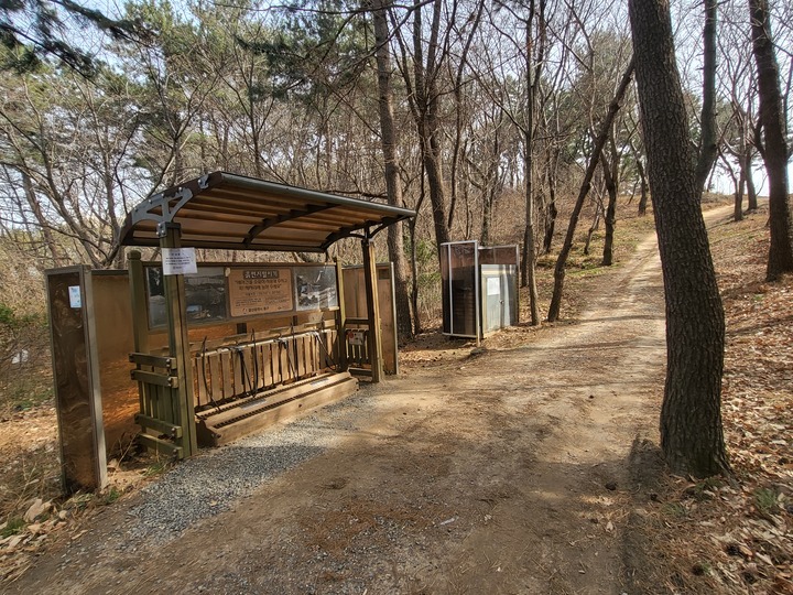 26일 찾은 울산 동구 염포산 숲길 일원.