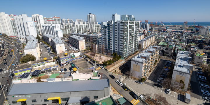 지난 2월 울산 동구 C-04 구역 일대 모습. 최지원 기자