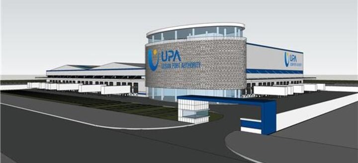 UPA가 추진한 베트남 복합물류센터 조감도.