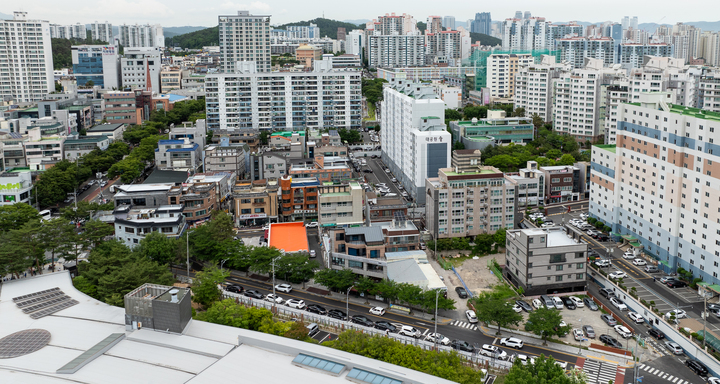 21일 찾은 울산 남구 옥동 도시재생 뉴딜사업지 전경. 이수화 기자