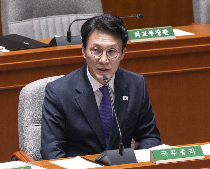  김민석 국무총리. 연합뉴스