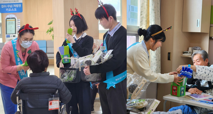 은성의료재단 좋은삼정병원은 지난 10일과 17일 두 차례에 걸쳐 크리스마스 원내 이벤트 ‘찾아가는 건강 OX퀴즈’를 진행했다.