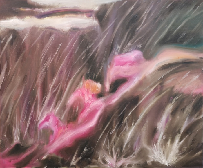 강예원작 Horses becoming wind2,oil on canvas, 53x45, , 2025 갤러리 Q 제공