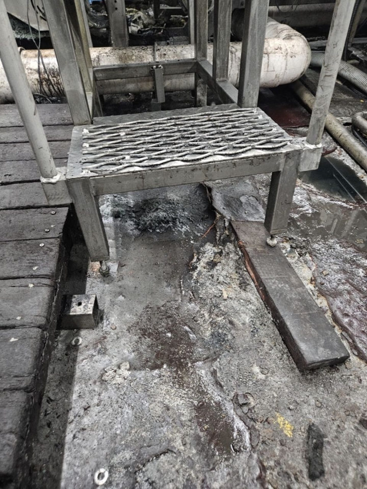 DN오토모티브 울산공장 작업 현장. 금속노조 울산지부 제공
