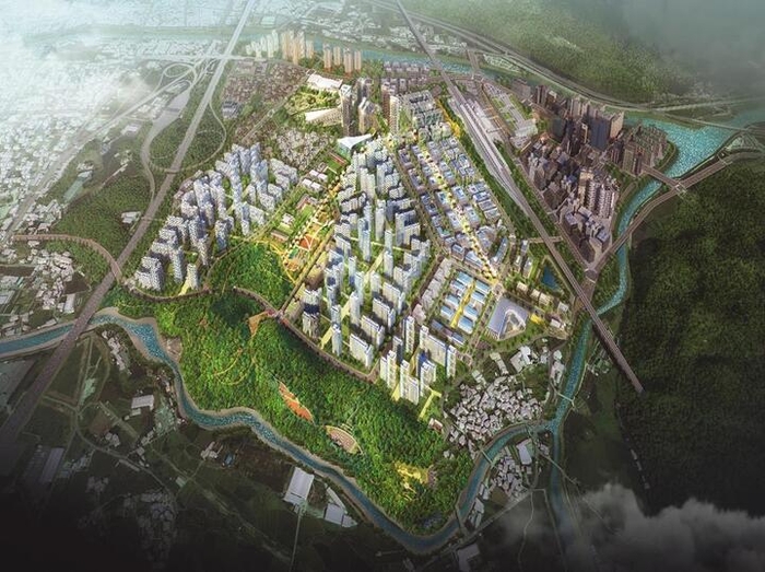 KTX 울산역 복합특화단지 예상조감도. 울산경제자유구역청