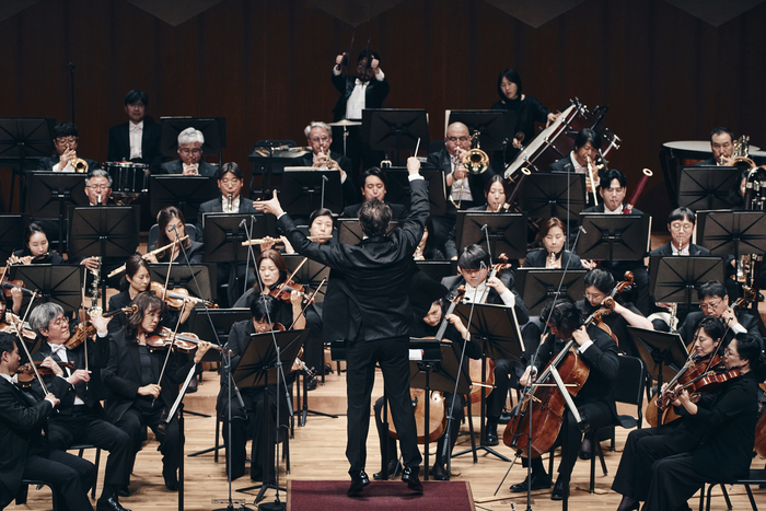 울산시립교향악단의 지난 23일 예술의전당 콘서트홀에서 열린 ‘2026예술의전당 교향악축제’ 폐막공연 모습. 울산문화예술회관 제공