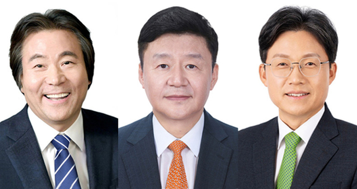 6·3 지방선거 울산시교육감 예비후보들. 구광렬·김주홍·조용식 예비후보(가나다 순)