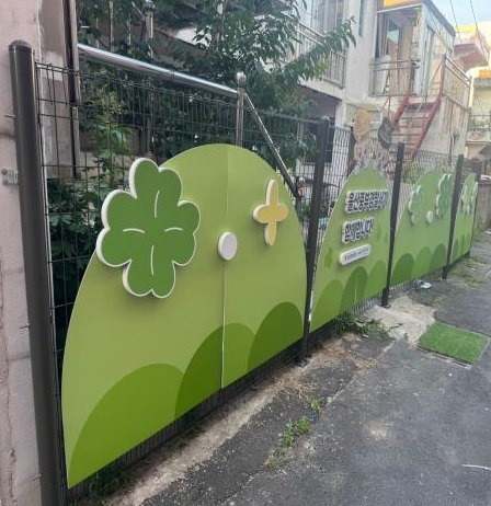 디자인 가림막. 중부경찰서 제공