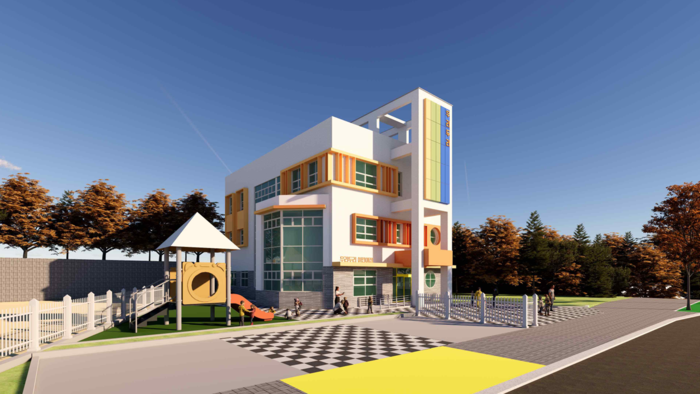 우리두리어린이집 그린리모델링 공사 조감도. 동구 제공