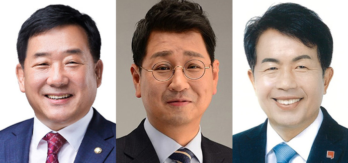 (왼쪽부터) 박성민·김태선·윤종오 의원.