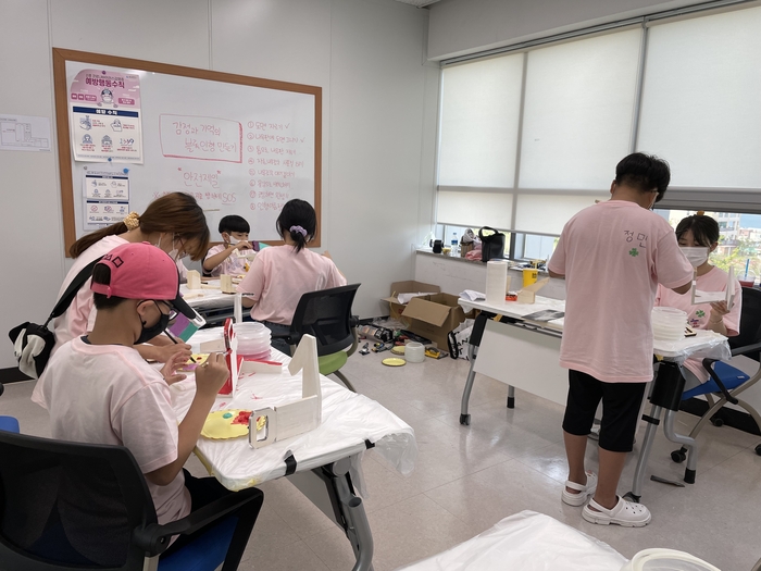 꿈의 스튜디오 활동 예시. 북구예술창작소 제공