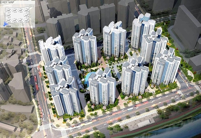 북구 신천동 158-12번지 일원에 추진 중인 신천10지구 조감도. 울산시 제공