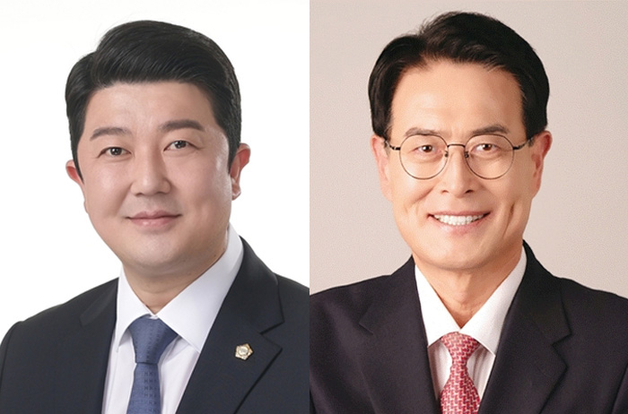 더불어민주당 김시욱·국민의힘 이순걸 울주군수 후보.