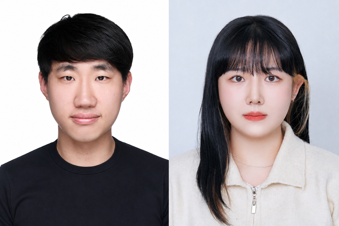 [연구진사진] 김정훈 교수(좌측)과 김다희 연구원. UNIST 제공