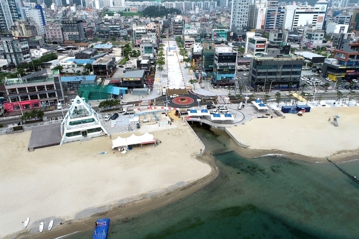울산 동구가 일산해수욕장 한시적 거리가게 운영자 8일부터 모집한다. 사진은 일산해수욕장 전경. 울산매일 포토뱅크