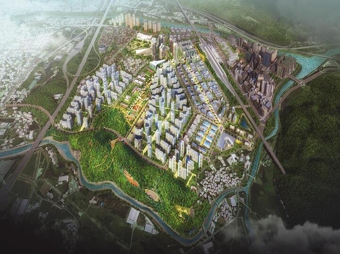 KTX 울산역 복합특화단지 예상조감도. 울산경제자유구역청 제공