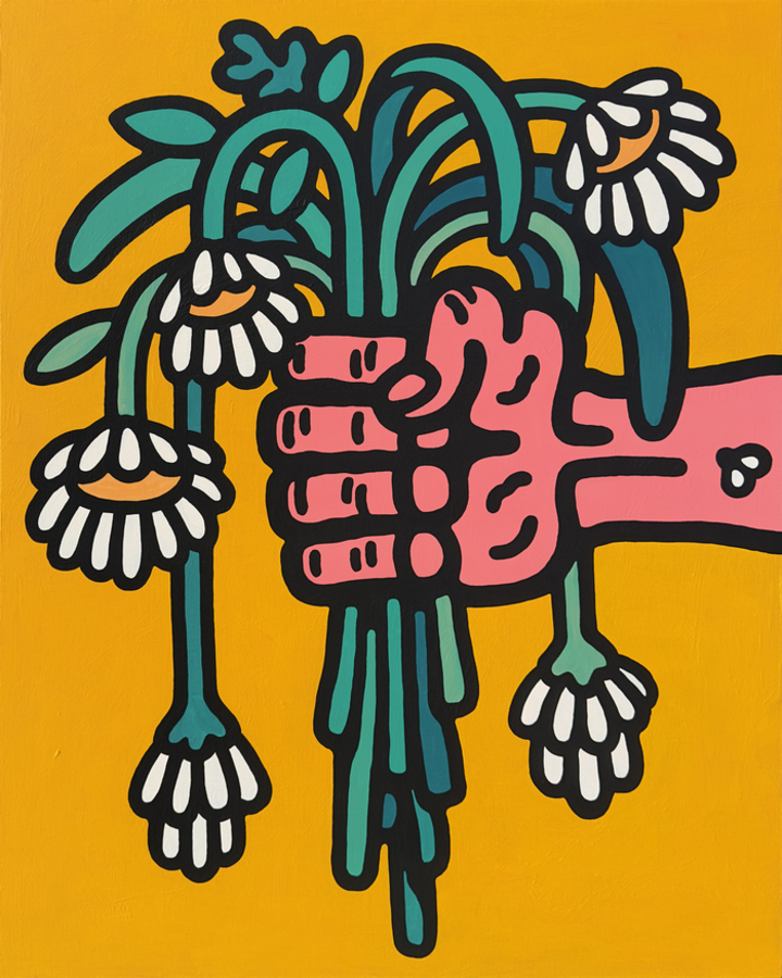 Cheers for yesterday_02, Acrylic on canvas, 30F, 72.7×90.9, 2025