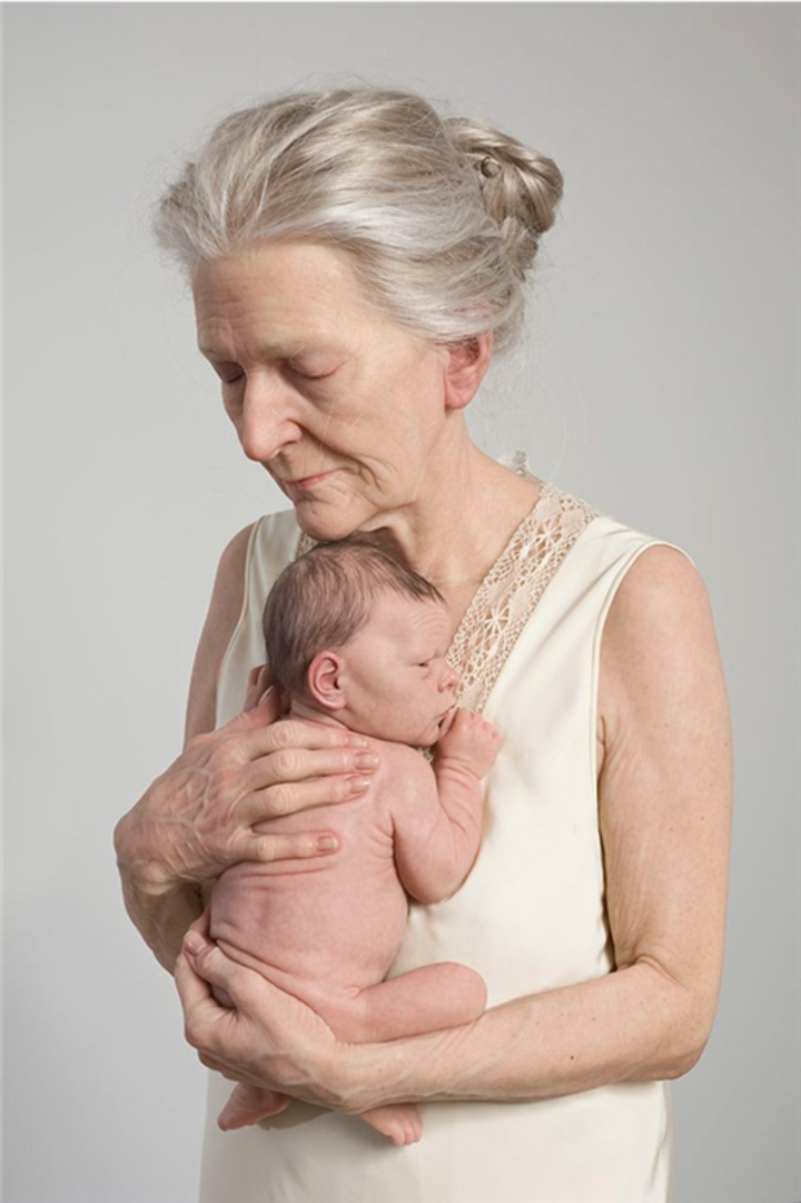샘 징크스 ‘여인과 아이Woman and Child’(부분), 2010, 혼합재료