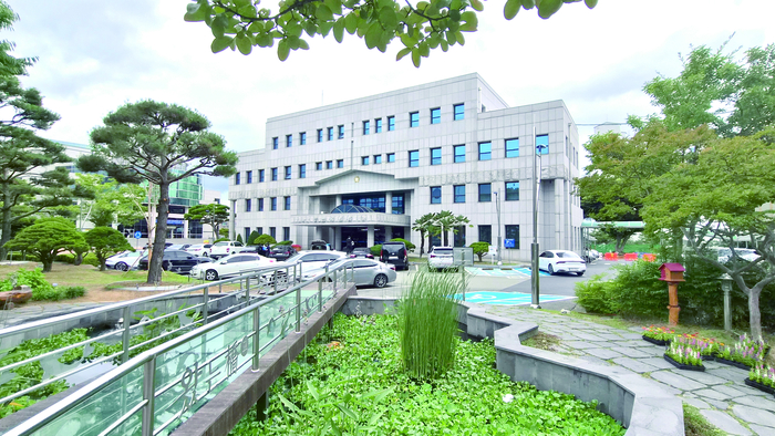 양산시의회 전경.