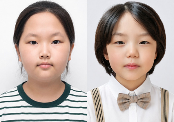 (왼쪽부터)초등부 장원 김지안(운문·약수초 4), 김휘헌(산문·복산초 3). 본인 제공