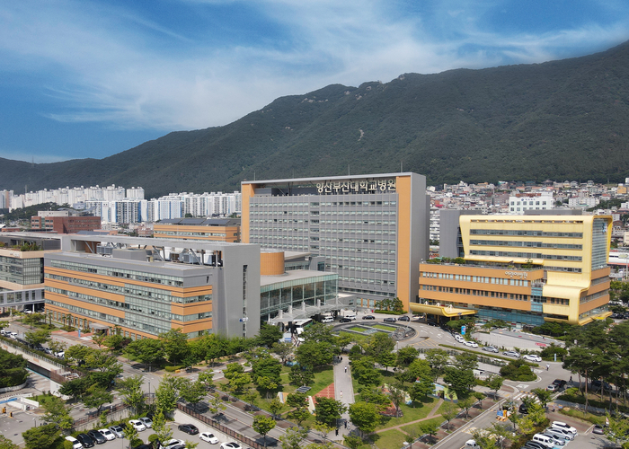 양산부산대병원 전경.