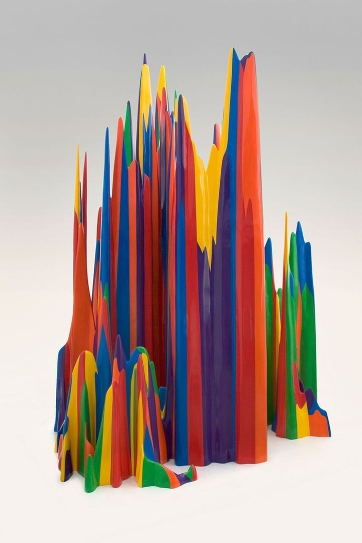 솔 르윗, ‘얼룩 #22’, 2007, 유리섬유 위에 아크릴, 375.92 x 243.84 x 218.44 cm