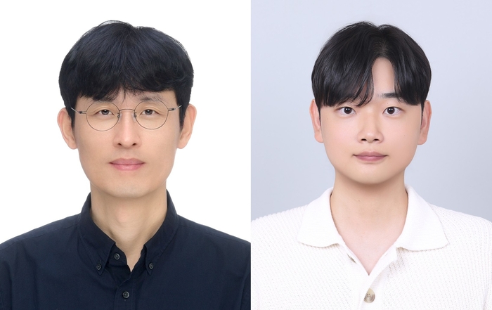 박성수 교수(좌측)와 김정기 연구원. UNIST 제공
