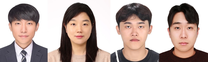 [연구진사진] 위성일 교수, 김미정 교수, 정민기 연구원(제1저자), 김동규 연구원. UNIST 제공