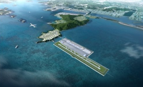 가덕도신공항 조감도. 국토부 제공