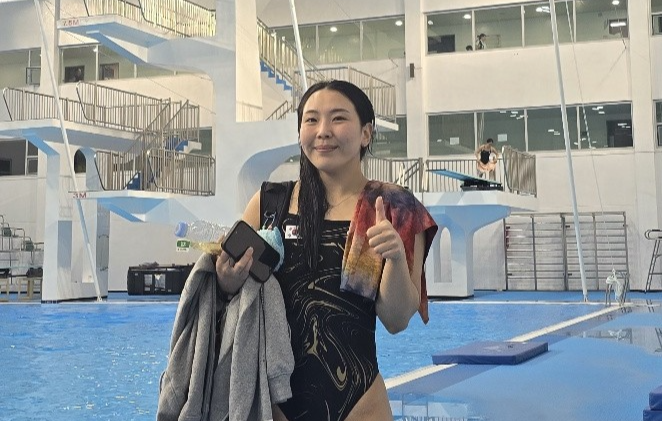 김수지(울산시체육회)가 지난 3일부터 7일까지 제주실내수영장에서 개최된 ‘제75회 회장배 전국수영대회(제107회 전국체육대회 프레대회)’ 다이빙 종목에서 2관왕에 올랐다. 시체육회 제공