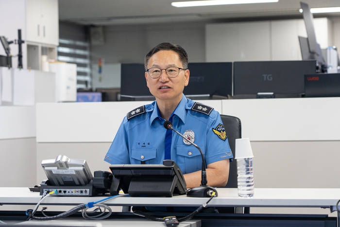 박재화 제24대 남해해경청장.-남해해경청 제고