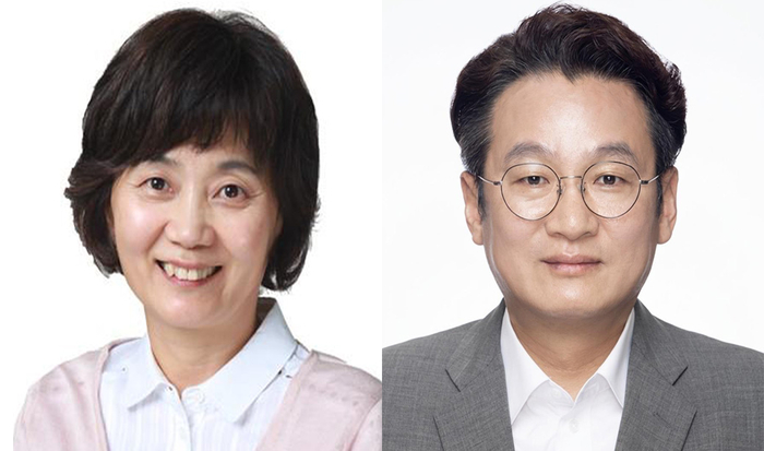 (왼쪽부터)이정미 복지보건국장, 유재권 공보담당관. 울산시 제공