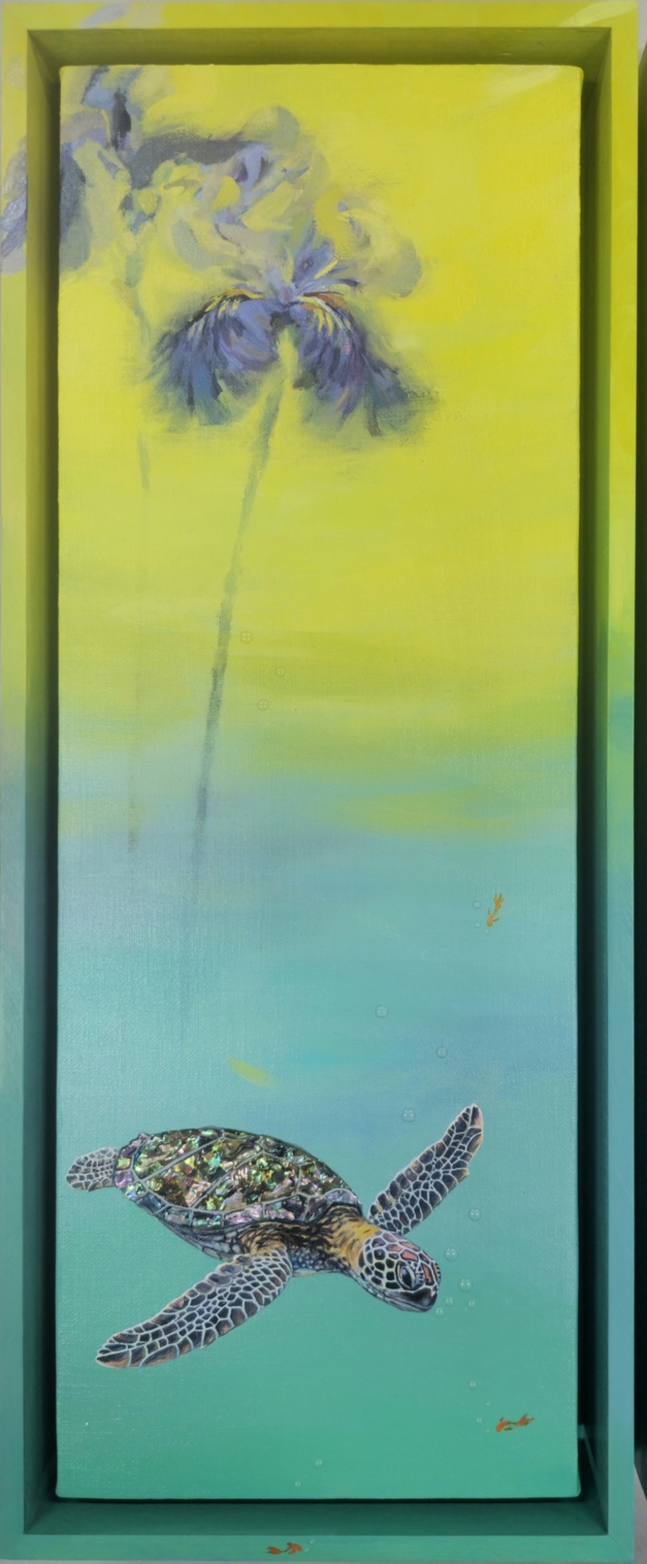 김영임작 Live Ⅱ_20x55_Mixed media on canvas