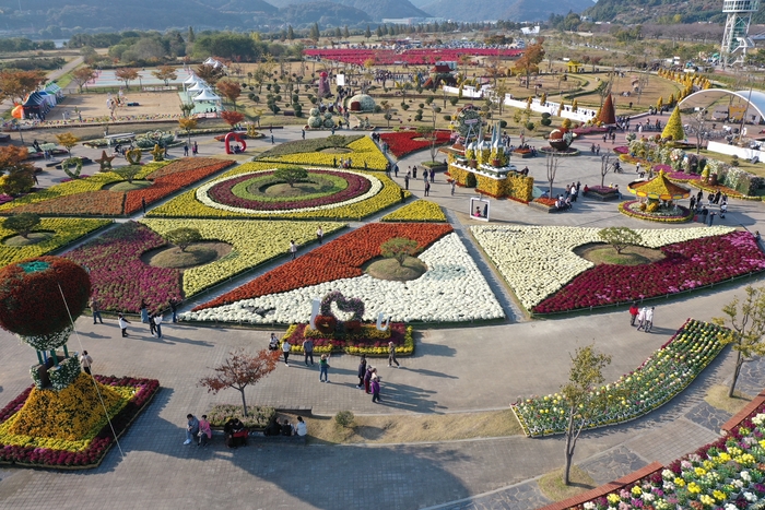 2025년 양산국화축제 모습.