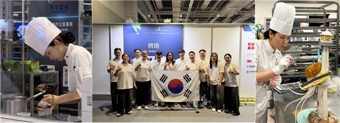 동원과기대 제과제빵과 최승혜·신지현 학생이 제48회 국제기능올림픽서 나란히 은메달·우수상 영예를 안았다.