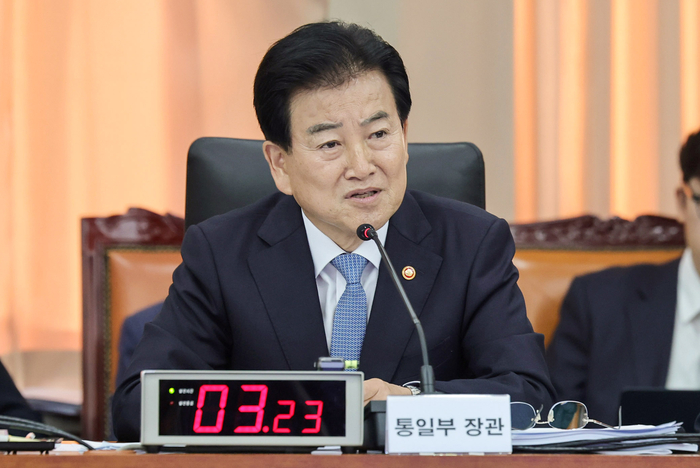 정동영 통일부 장관. 연합뉴스